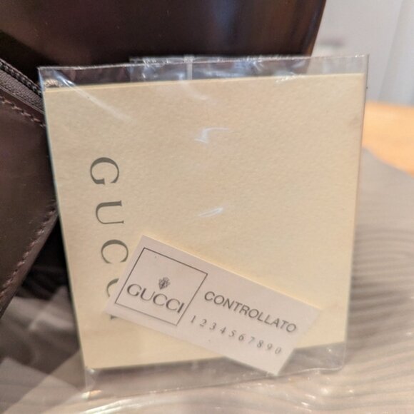 Gucci Dark Brown Tote and Pouch Set - Picture 3 of 13